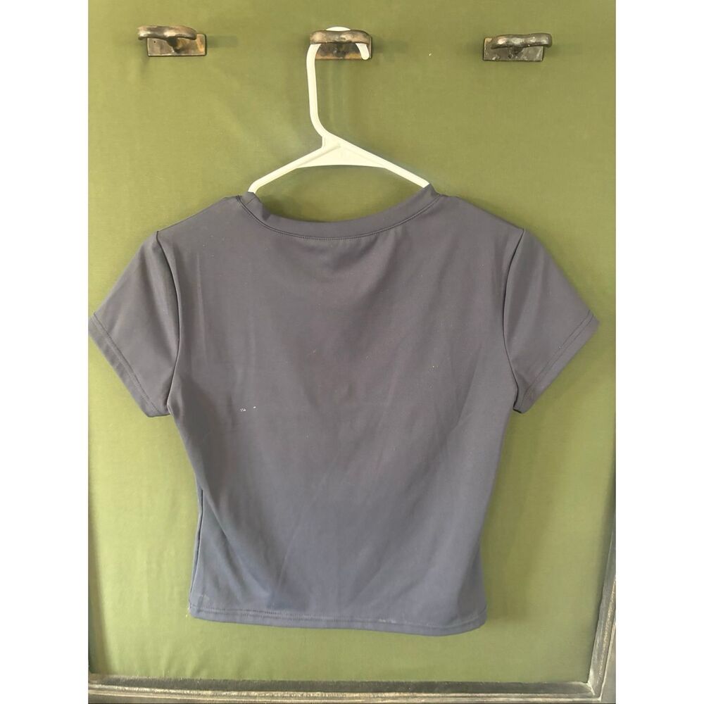 EDKITED “with love” Navy Top NWT Size Large - Picture 3 of 4